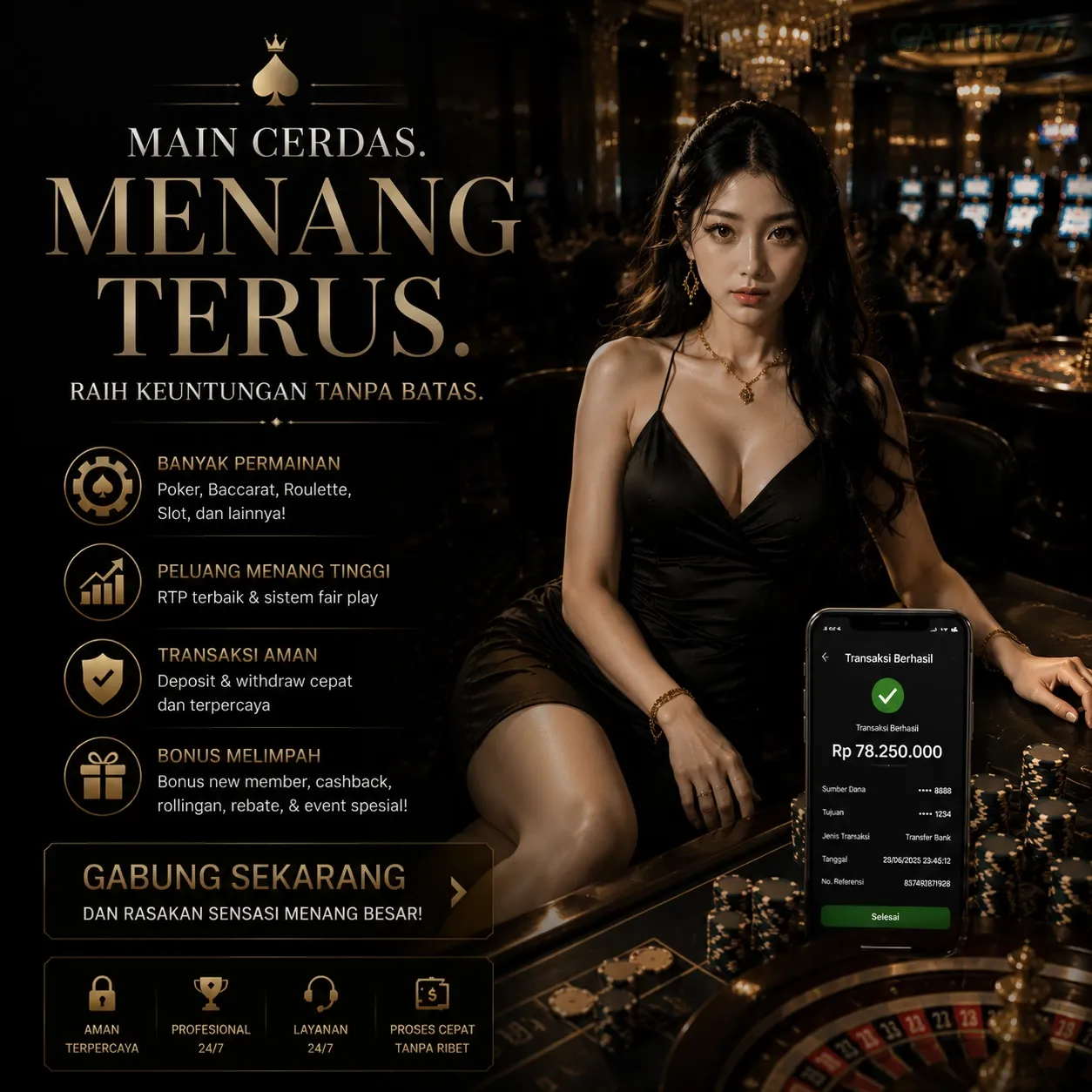 Ikon aplikasi catur777 resmi